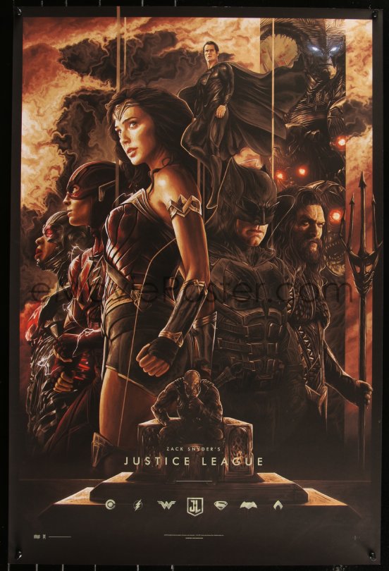 6a0400 Justice League 6275 24x36 Art Print 2021 Kontou Zack Snyders 