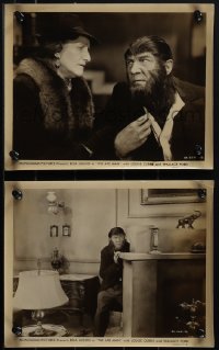 6b1658 APE MAN 2 8x10 stills 1943 monster Bela Lugosi prowling and comforted by Minerva Urecal!