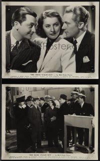 6b1666 BRIDE WALKS OUT 2 8x10 stills 1936 feminist Barbara Stanwyck, Gene Raymond & Robert Young!