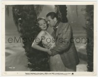 6b1227 DEVIL & THE DEEP 8x10.25 still 1932 Gary Cooper & sexy Tallulah Bankhead romancing by palms!