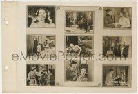 6b1228 DEVIL'S CIRCUS 8x11 key book still 1926 Norma Shearer, nine scenes from the movie, rare!