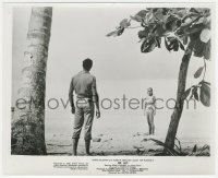 6b1237 DR. NO 8.25x10 still 1963 Sean Connery as James Bond & censored Ursula Andress on beach!