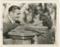 6b1252 FORSAKING ALL OTHERS 8x10 still 1934 romantic close up of happy Clark Gable & Joan Crawford!