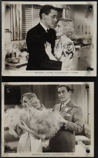 6b1697 IF YOU COULD ONLY COOK 2 8x10 stills 1935 great images of Herbert Marshall & sexy Jean Arthur!