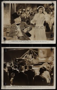 6b1699 INTERNATIONAL HOUSE 2 8x10 stills 1933 W.C. Fields with Gracie Allen & on Spirit of Brooklyn!