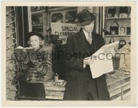 6b1408 SHOP AROUND THE CORNER 8x10.25 still 1940 Stewart & Sullavan by music box clearance sign!