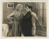 6b1416 SPEAK EASILY 8x10 still 1932 sexy Thelma Todd in lingerie & Buster Keaton in his underwear!