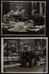 6b1729 STREET OF CHANCE 2 8x11 key book stills 1930 w/ William Powell, Toomey & Fields playing poker!