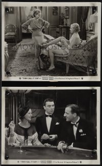 6b1734 THEY CALL IT SIN 2 8x10 stills 1932 great images of Loretta Young, George Brent, Una Merkel!