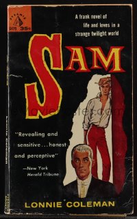 6b1116 SAM paperback book 1960 a frank novel of life and loves in a strange twilight world!