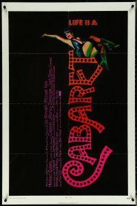 6b0708 CABARET 1sh 1972 Liza Minnelli in Nazi Germany, directed by Bob Fosse, Joseph Caroff art!