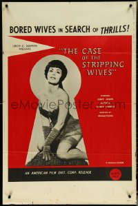 6b0715 CASE OF THE STRIPPING WIVES 1sh 1966 Libby Jones, Natasa, bored wives in search of thrills!