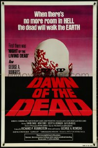 6b0737 DAWN OF THE DEAD 1sh 1979 George Romero, no more room in HELL for the dead, Powers art!