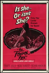 6b0791 FOURTH SEX 1sh 1963 La Quatrieme sexe, Radley Metzger, they are girls who like girls!