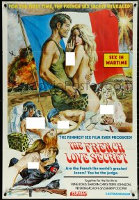 6b0795 FRENCH LOVE SECRET 1sh 1974 for the first time, the French sex secret revealed!