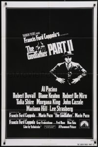 6b0811 GODFATHER PART II int'l 1sh 1974 Francis Ford Coppola classic crime sequel, Best Picture!