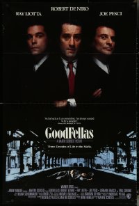 6b0813 GOODFELLAS int'l 1sh 1990 Robert De Niro, Joe Pesci, Ray Liotta, Martin Scorsese classic!