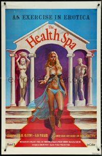 6b0824 HEALTH SPA 1sh 1979 a sexy exercise in erotica, art of sexiest Abigail Clayton by Collum!