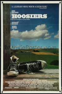 6b0835 HOOSIERS 1sh 1986 best basketball movie ever, Gene Hackman, Dennis Hopper!