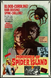 6b0836 HORRORS OF SPIDER ISLAND 1sh 1965 one bite and it turned him into a most hideous monster!