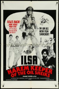 6b0850 ILSA HAREM KEEPER OF THE OIL SHEIKS 1sh 1976 art of Dyanne Thorne & near-naked slaves!