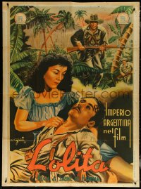 6b0252 BAMBU Italian 39x53 1947 Lolita, Imperio Argentina in the title role, different & ultra rare!