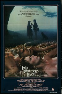 6b0879 LADY CHATTERLEY'S LOVER 1sh 1982 D.H. Lawrence, sexy Sylvia Kristel & Clay in the hay!