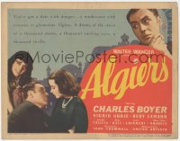 6b0360 ALGIERS TC 1938 Charles Boyer loves sexiest Hedy Lamarr, but he can't leave the Casbah!
