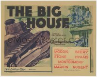 6b0358 BIG HOUSE TC 1930 one of the very first major 1930s gangster movies, Cravath art, very rare!