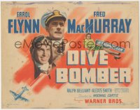 6b0364 DIVE BOMBER TC 1941 Errol Flynn, Fred MacMurray, Alexis Smith, Michael Curtiz, ultra rare!