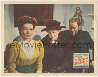 6b0474 GHOST & MRS. MUIR LC #6 1947 close up of Gene Tierney, Rex Harrison & crying Isobel Elsom!