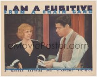 6b0490 I AM A FUGITIVE FROM A CHAIN GANG LC 1932 Paul Muni blackmailed by Glenda Farrell, ultra rare!