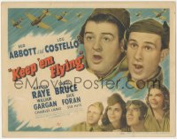 6b0415 KEEP 'EM FLYING TC 1941 Bud Abbott & Lou Costello in the United States Air Force, Martha Raye