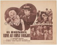 6b0367 LOVE AT FIRST FRIGHT TC 1941 El Brendel, sexy Marion Martin, Columbia Short-Subject, rare!