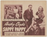 6b0371 SAPPY PAPPY TC 1942 Andy Clyde with Barbara Pepper & sexy ladies, very rare!