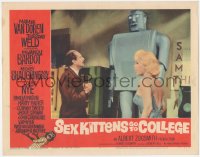 6b0547 SEX KITTENS GO TO COLLEGE LC #3 1960 wacky image of sexy Mamie Van Doren with huge robot!