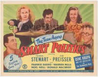 6b0372 SMART POLITICS TC 1948 Gene Krupa plays the drums, Noel Neill, June Preisser, Frankie Darro