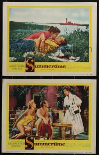 6b0654 SUMMERTIME 2 LCs 1955 Katharine Hepburn, Venice Italy, Brazzi, David Lean directed!