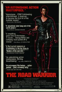 6b0904 MAD MAX 2: THE ROAD WARRIOR style B 1sh 1982 George Miller, Mel Gibson returns as Mad Max!