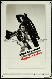 6b0909 MAGNUM FORCE 1sh 1973 best image of Clint Eastwood is Dirty Harry pointing his huge gun!