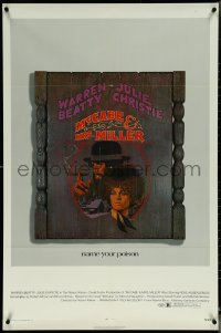 6b0918 McCABE & MRS. MILLER 1sh 1971 Robert Altman, Warren Beatty, Julie Christie, Amsel art!