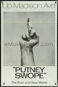 6b0969 PUTNEY SWOPE 1sh 1969 Robert Downey Sr., classic image of black girl as middle finger!