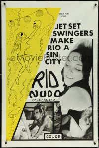 6b0984 RIO NUDO 1sh 1969 jet set swingers make Rio a sin city, sexy images!