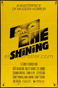 6b1011 SHINING NSS style 1sh 1980 Stephen King & Stanley Kubrick, iconic art by Saul Bass!