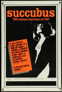 6b1031 SUCCUBUS int'l 1sh 1969 Necronomicon - Getraumte Sunden, Jesus Franco, sexy Janine Reynaud!