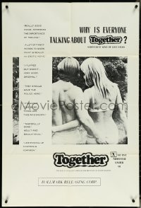 6b1054 TOGETHER X-rated 1sh 1972 sexy Marilyn Chambers in a different kind of love story!