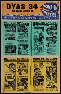 6b0160 DYAS 34 local theater WC May 1964 Becket, Earth Dies Screaming, Invitation to a Gunfighter