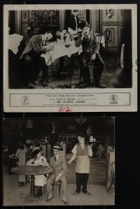 6b1606 BILLY WEST 3 from 6.25x8.25 to 8x10 stills 1910s images of Charlie Chaplin Tramp imitator!