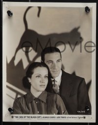 6b1610 CASE OF THE BLACK CAT 3 8x10 stills 1936 Ricardo Cortez as Perry Mason, sexy June Travis!