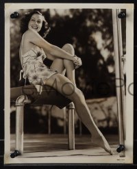 6b1677 DIANA LEWIS 2 8x10 stills 1940s great images smiling in fabulous dress on volleyball court!